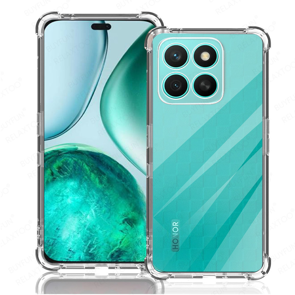 ซิลิโคนกันกระแทกสําหรับ Honor X8c 4G เลนส์ป้องกันเคสโทรศัพท์ Shell Honor X7c 4G HonorX8c X7c