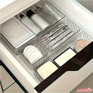 AIKOKY drawer organizer ตะปุ่มตะป่ำ กล่องใส่ของ ถาดลิ้นชัก แบ่งลิ้นชัก มัลติฟังก์ชั่น