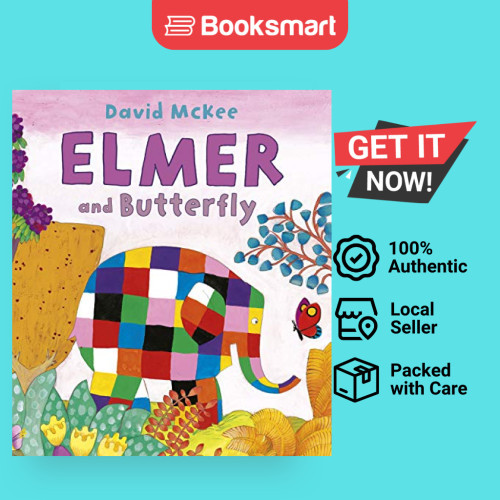 Elmer and Butterfly - หนังสือภาพ Elmer โดย David McKee ปกอ่อน 9781842709382