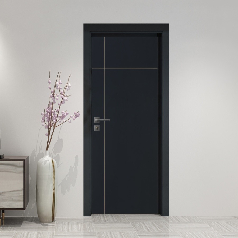 LOCAL789 HOLZTUR ประตูเมลามีน MD-F12 80x200ซม. Moka ร้านอยู่ในไทย