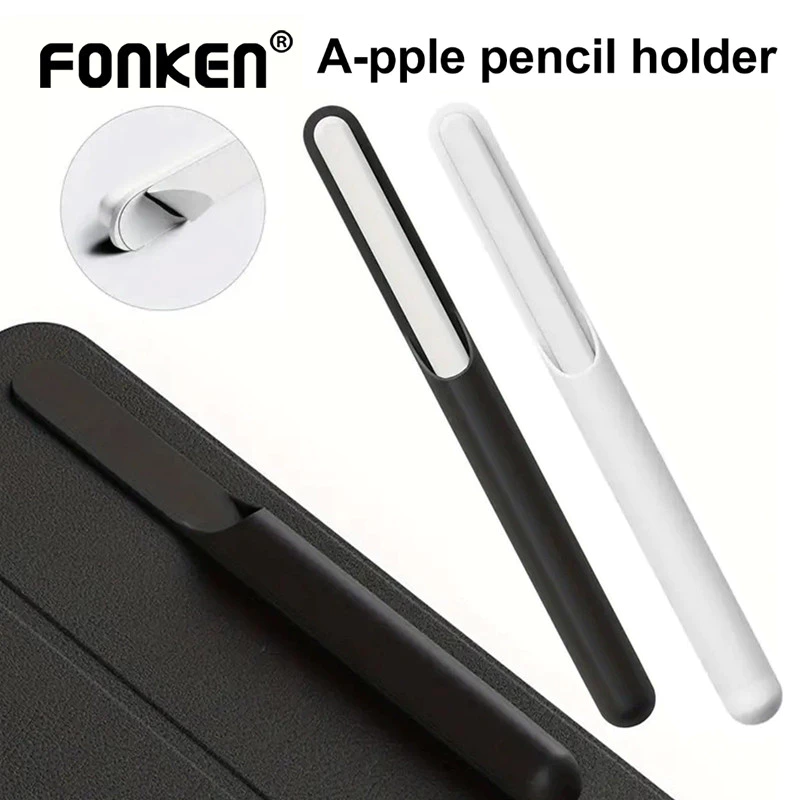 Fonken เคสซิลิโคนกาวสําหรับ Aple ฝาครอบดินสอสําหรับ Pad แท็บเล็ตที่ใส่สไตลัส