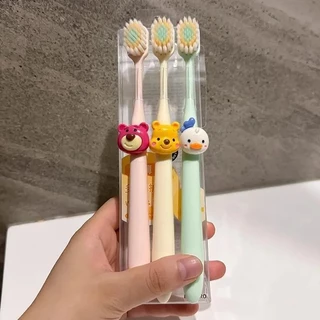น่ารัก SpongeBob SquarePants แปรงสีฟันขนนุ่ม Super Soft Spiral Bristle แปรงสีฟันหัวกว้าง Creative Coup