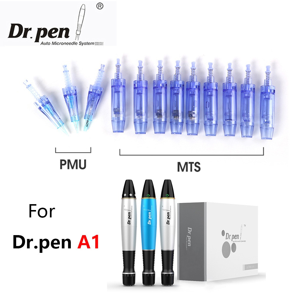 ผู้ผลิตต้นฉบับ Dr.pen A1 ตลับหมึก Dermapen A1 เปลี่ยน Bayonet Tattoo ตลับหมึกสําหรับ MTS & PMU Skin Care