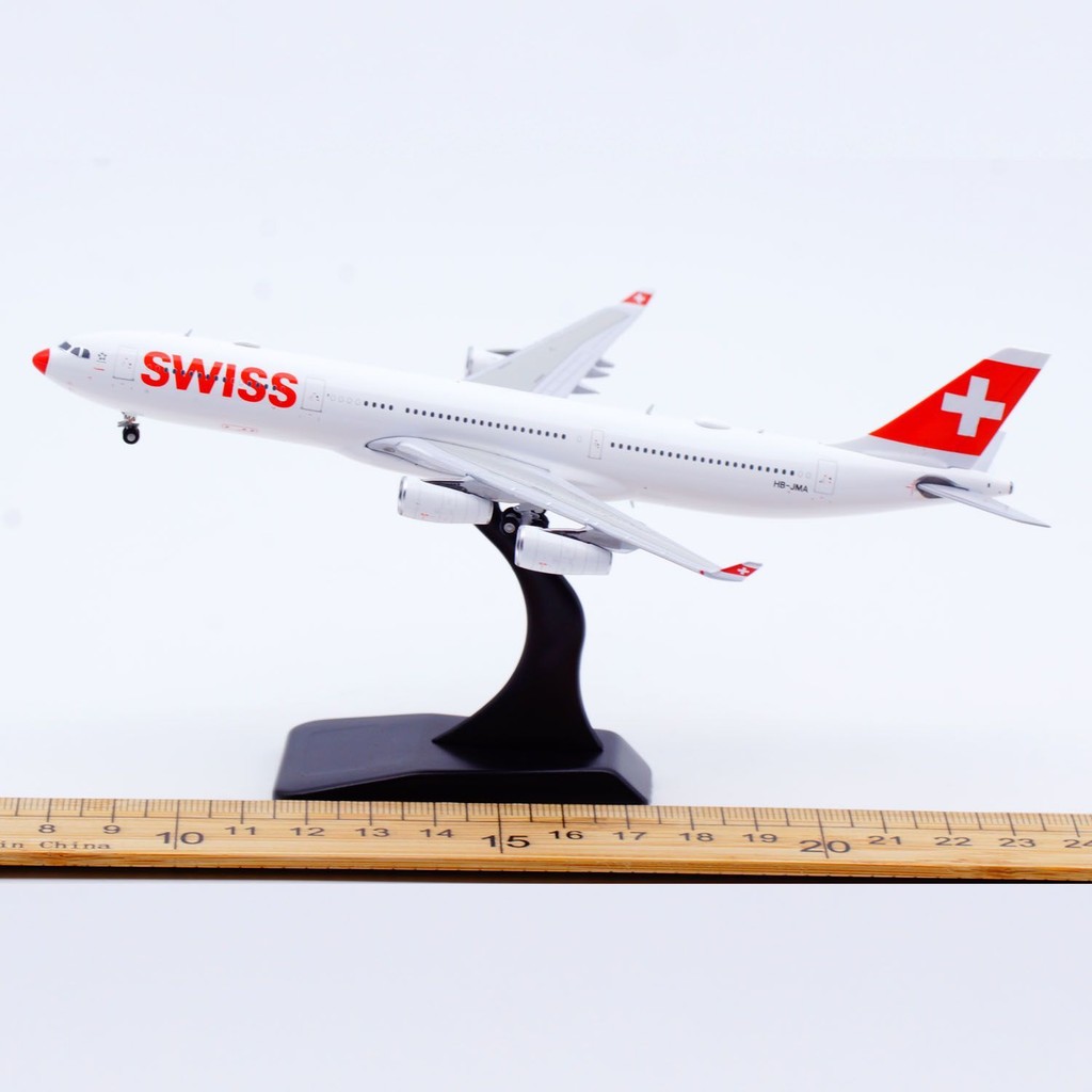 1: 400 JC Wings Alloy Airliner รุ่น Swiss Airlines A340-300 HB-JMA