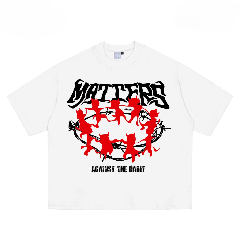 เสื้อยืดผู้ชาย Heavyweight 16s Koller White