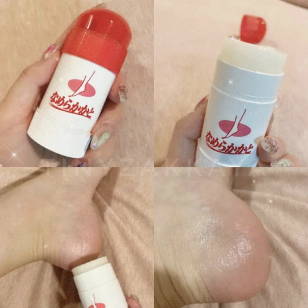 ตะไบส้น  โรล สติ๊ก ทา ส้นเท้า Kobayashi NAMERAKA Moisturizing Heel Care Stick 30g ส้นเท้าแตก