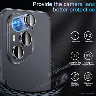 สําหรับ Honor 600 500 400 Pro Lite Honor400Lite Honor400Pro 5G 2025 กรณี 3D กล้องป้องกันโค้งกระจกนิรภัย Matel แหวนกล้องเลนส์หมวก