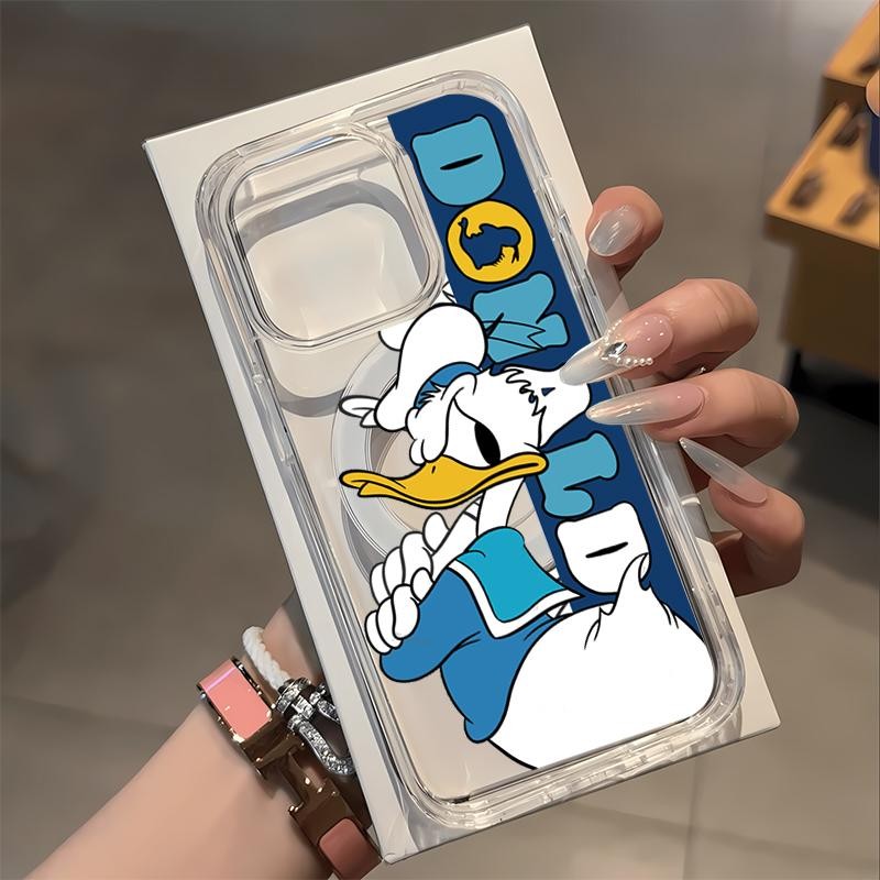 สําหรับ Iphone 11 12 13 14 15 16Plus 11 12 13 14 15 16PRO MAX 手机壳 11Pro 13Pro การ์ตูน Donald Duck in