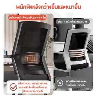 Woodpanda เก้าอี้สำนักงาน เก้าอี้ขาเหล็ก เก้าอี้ราคาถูก เก้าอี้ห้องประชุม นั่งสบาย เบาะหนาส่งเสริมสุขภาพที่ดี