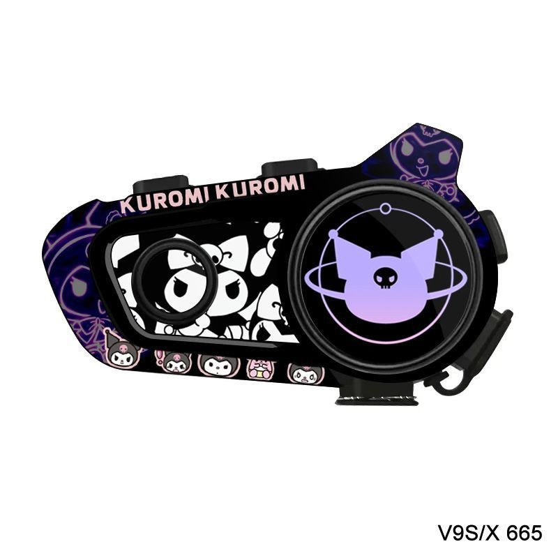 Vimaton v9s สติกเกอร์ Universal v9x ชุดหูฟังบลูทูธตกแต่งสติกเกอร์สีฟิล์มป้องกันกันน้ําการพิมพ์การ์ตู