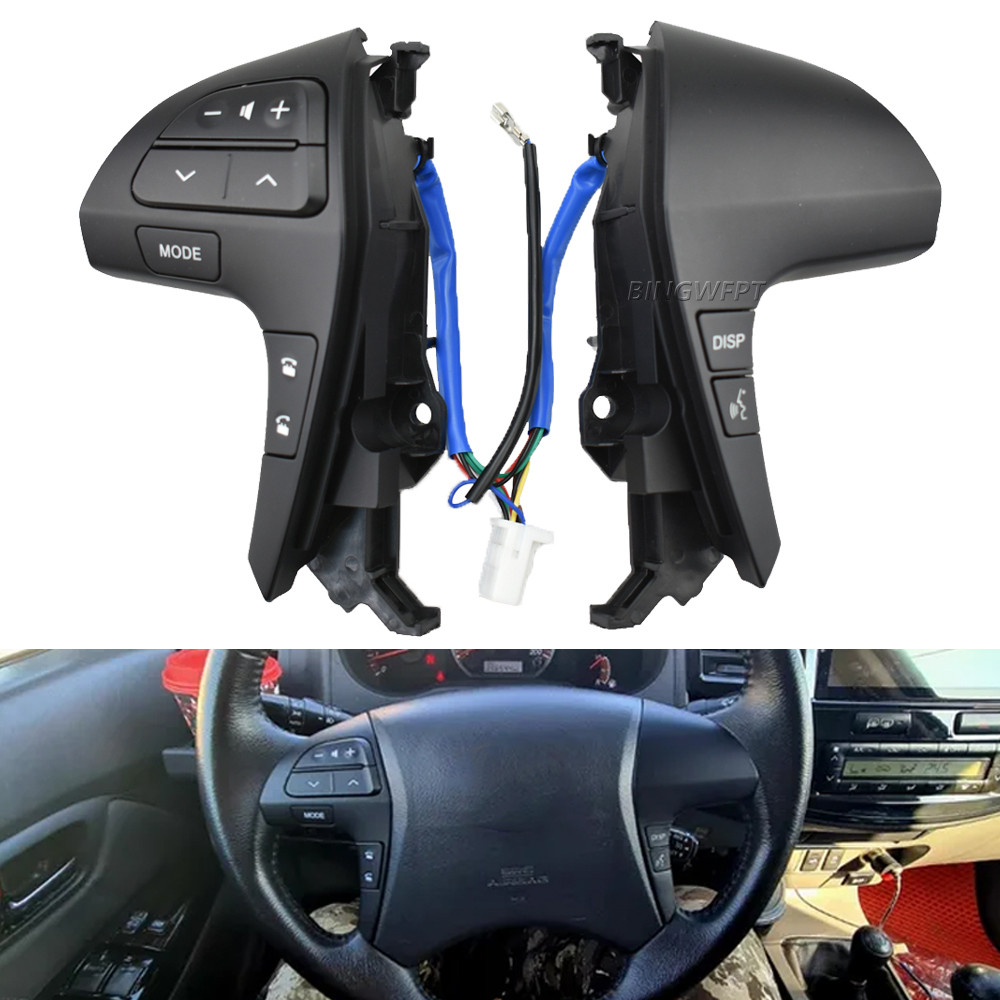 ใหม่พวงมาลัยปุ่มควบคุมเสียงสําหรับTOYOTA Innova KUN40,TGN4* 2011 - 2016 สําหรับTOYOTA HILUX VIGO KUN2* 35 2011-2015