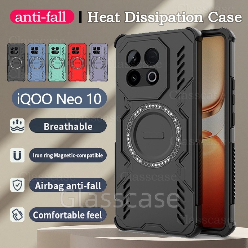 IQOO Neo 10 2025 สําหรับ Vivo iQOO Neo 10 1 0 Neo10 iQOONeo10 Hollow การกระจายความร้อนเคสโทรศัพท์ป้อ