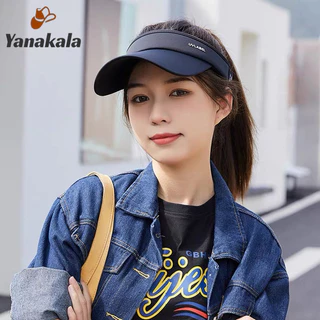 ส่งเร็ว🚚หมวกกอล์ฟป้องกันUV ระบายอากาศ ปรับสายได้ ด้านบนว่าง ฤดูร้อน แฟชั่น แฟชั่น หมวกกันแดดYanakala