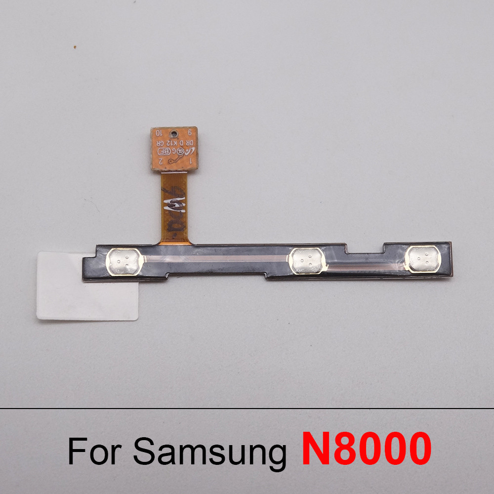 สําหรับ Samsung Galaxy Note 10.1 N8000 GT-N8000 เปิดปิดระดับเสียงขึ้นลงสวิทช์ปุ่มด้านข้าง Key Flex C