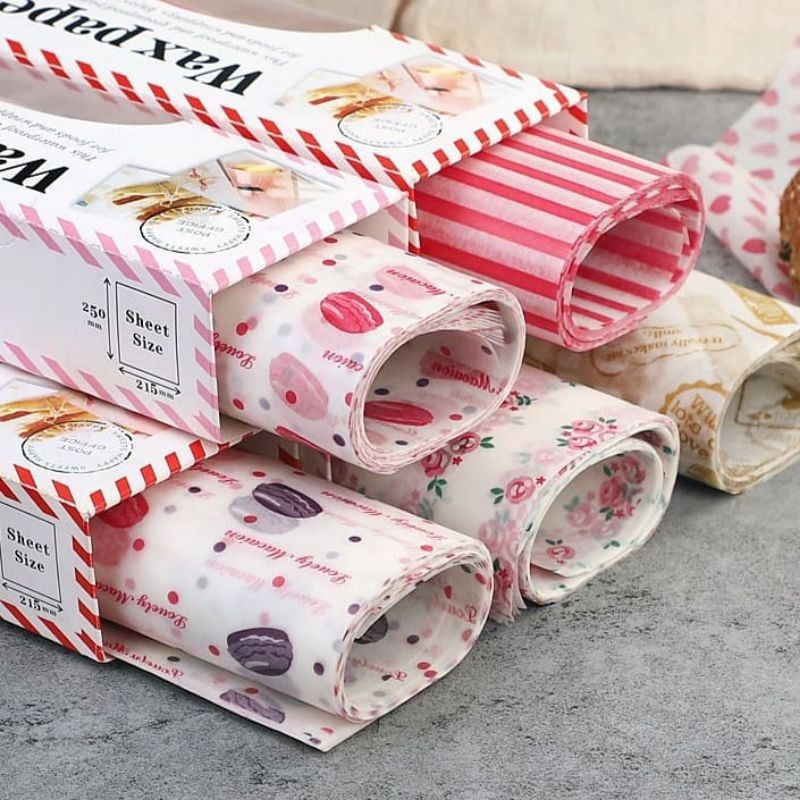 WAX PAPER / MOTIF OIL PAPER / MOTIF WAX PAPER / BREAD BASE