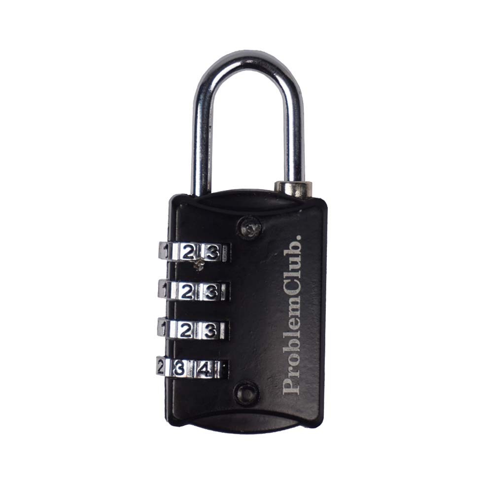 Problem Club - ล็อครหัสผ่าน - สีดํา