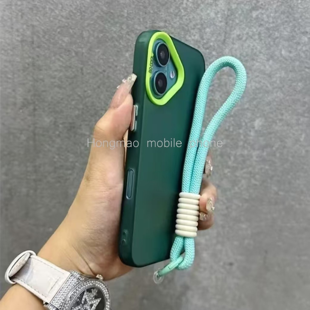 ปลอกสําหรับ Infinix Smart 10 9 8 7 HD Plus Tecno Spark GO 2 1S 2025 2024 2023 20 20C Hot 60i 50i 40i Camon 40 30 30S Pro สายรัดข้อมือ Lanyard กันกระแทก Matte เคสโทรศัพท์ฝาครอบ