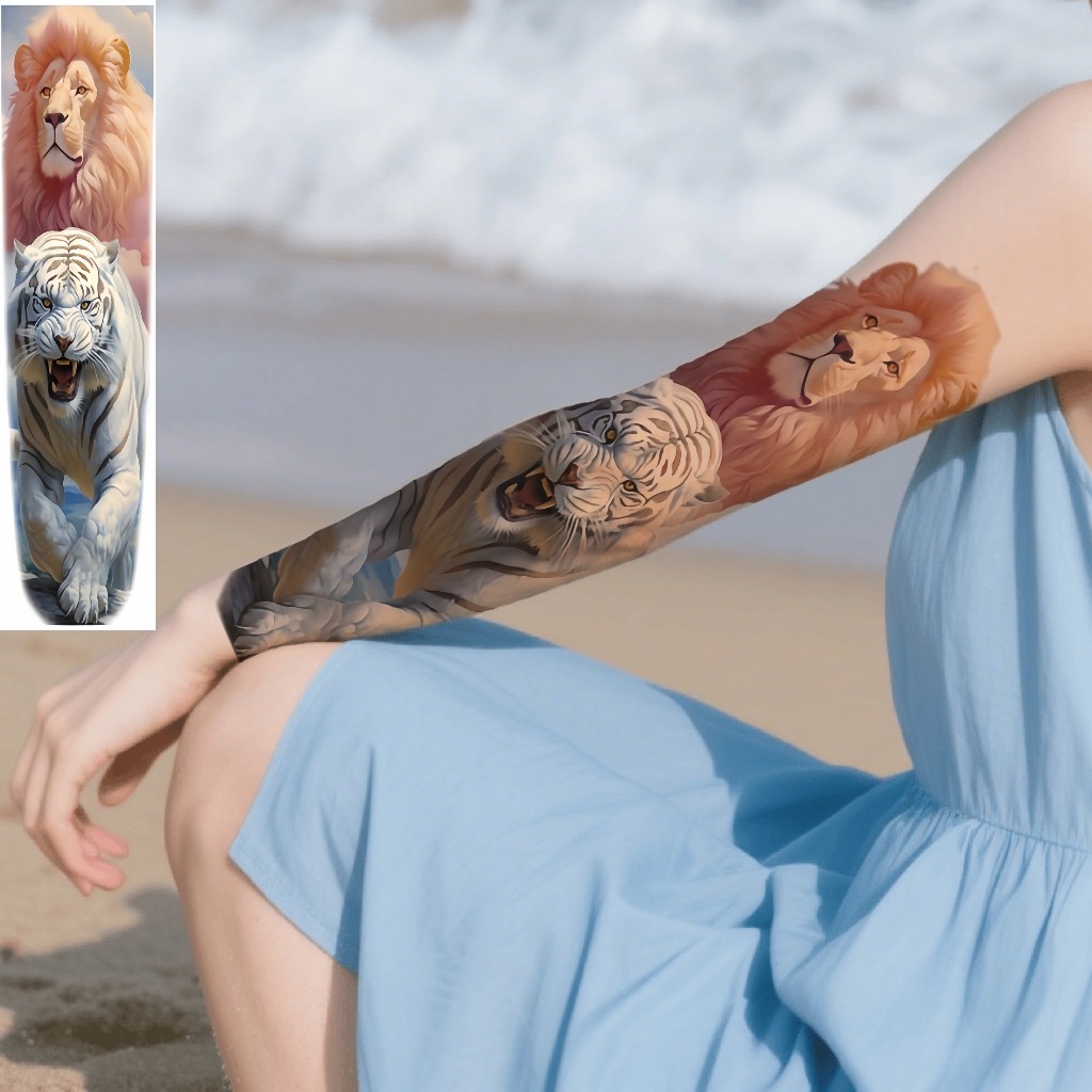 DIY Youth Exclusive Style, Dark Hand-Painted Cool Tattoo Stickers Art Style 4YH1