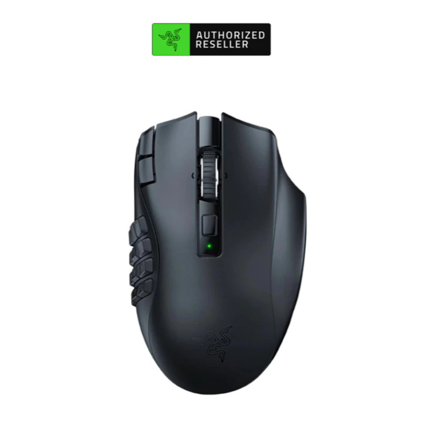 Razer Naga V2 HyperSpeed / Naga V2 Pro Ergonomic Wireless/Bluetooth MMO Gaming Mouse | 30K จุดต่อนิ้