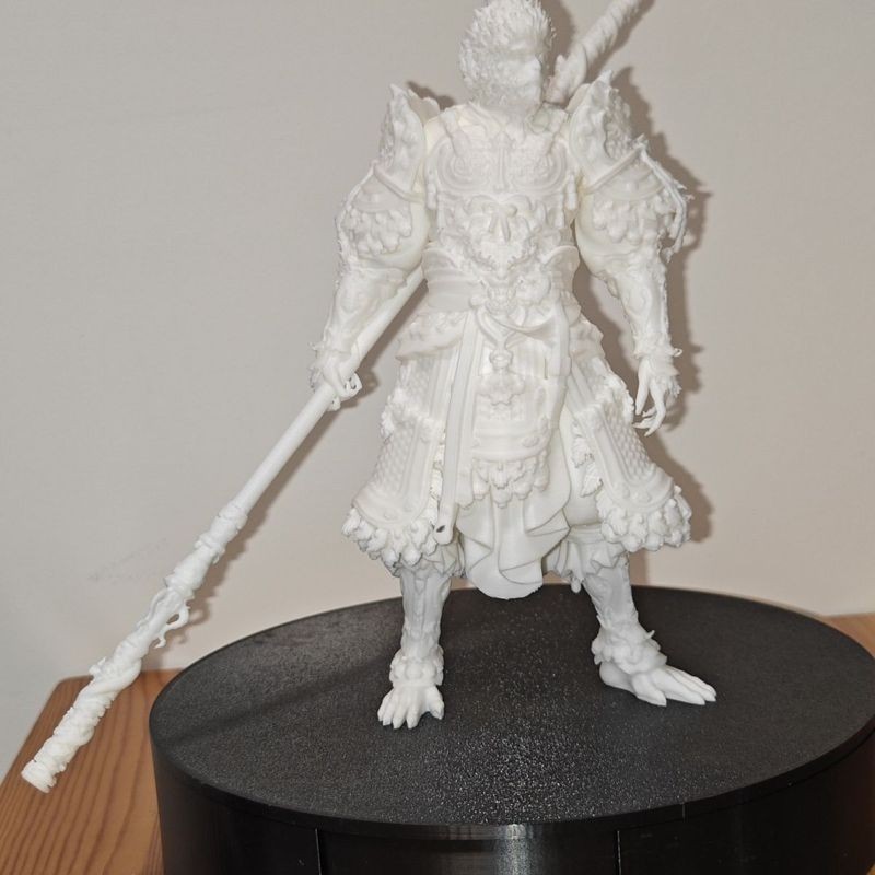 < Black Myth: Wukong > -3D Printing White Model, Black Myth Goku-Goku Model, Unpainted White Model F
