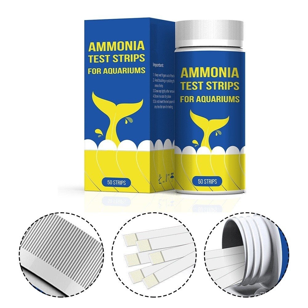 ⭐  BIG DISCOUNTS⭐50pcs Ammonia Nitrogen Quick Water Quality Test Paper Kit for Aquarium【NOTH-PH】