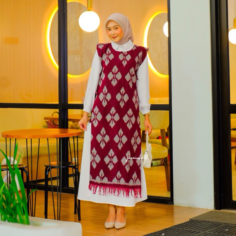 FIFA VEST ผู้หญิง VEST, LONG WOVEN VEST, BATIK VEST, WOVEN VEST