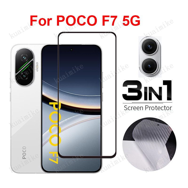 ฟิล์ม POCO F7 ฟิล์มกันรอยหน้าจอสำหรับ Xiaomi POCO F7 Ultra F6 M6 M4 M3 X7 X6 X5 Pro C71 C61 C75 C65 