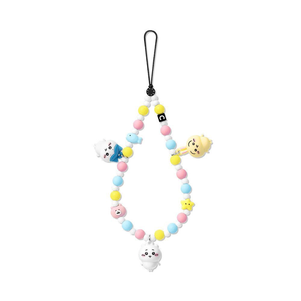 CASEti Collaboration Chikawa Jiikawa Lanyard เคสโทรศัพท์โซ่ซิลิโคนลูกปัดกระเป๋าโซ่เชือกเส้นเล็ก