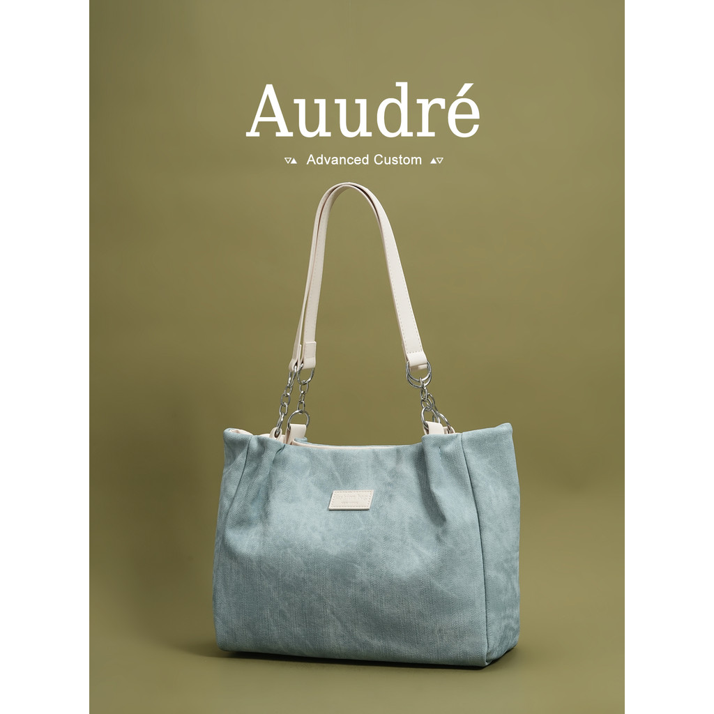 Auudre Casual Large-ความจุกระเป๋าหญิงแฟชั่น Commuter Shoulder Tote Bag