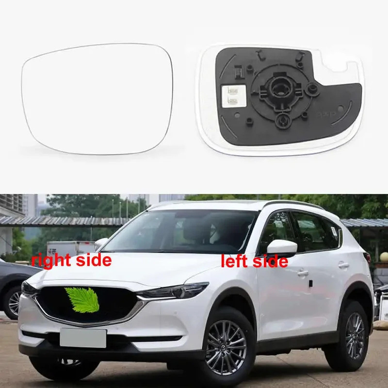 สำหรับ Mazda CX-5 CX5 2017-2021 อุปกรณ์เสริมรถยนต์ เลนส์กระจกมองหลัง เลนส์กระจกสะท้อนด้านข้างพร้อมระบบทำความร้อน 1 ชิ้น