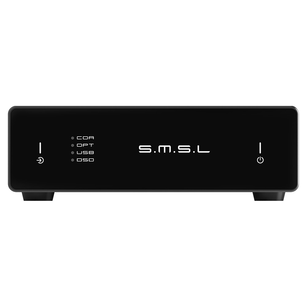 SMSL D1 High-Res Pure Audio DAC 768kHz/32bit BD3452EKV Optical Coaxial RCA รองรับลําโพง Active เครื่องเสียงเดสก์ท็อปขนาดกะทัดรัด