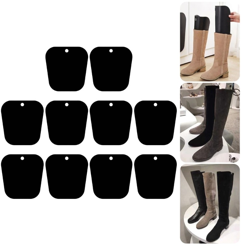 KIN 10 ชิ้น Boot Shaper สูง Boot Support BOOT แทรกรองเท้าต้นไม้สั้น BOOT Shaper เข่ารองเท้าสนับสนุนต