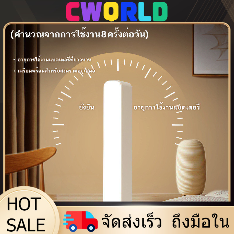 YTL ไฟเซ็นเซอร์ โคมไฟหัวเตียง หลอดไฟอัจฉริยะ ไฟกลางคืน ไฟLED ไฟบันได ไฟห้องน้ำ ชาร์จผ่านusb