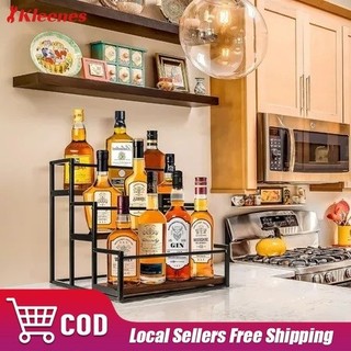 Coffee Syrup Rack Organizer Spice Rack Pump Rack Wine Storage Stand Bar Drink Holder For Counter