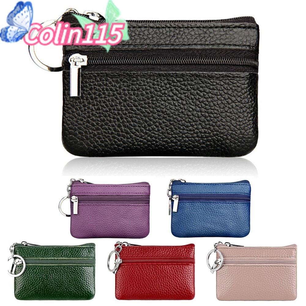 โคลินา115 กระเป๋าใส่เหรียญซิป,ผู้ถือบัตรเหรียญขนาดเล็กหรูหรา,แฟชั่นหนัง ปู่ เปลี่ยนกระเป๋ากระเป๋าของขวัญ