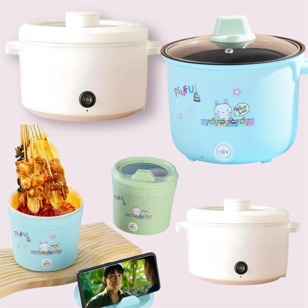 หม้อไฟฟ้า หม้อเนกประสงค์ หม้อไฟฟ้ามินิ หุง อุ่น ตุ๋น ต้ม มีหลายขนาดให้เลือก S-0186