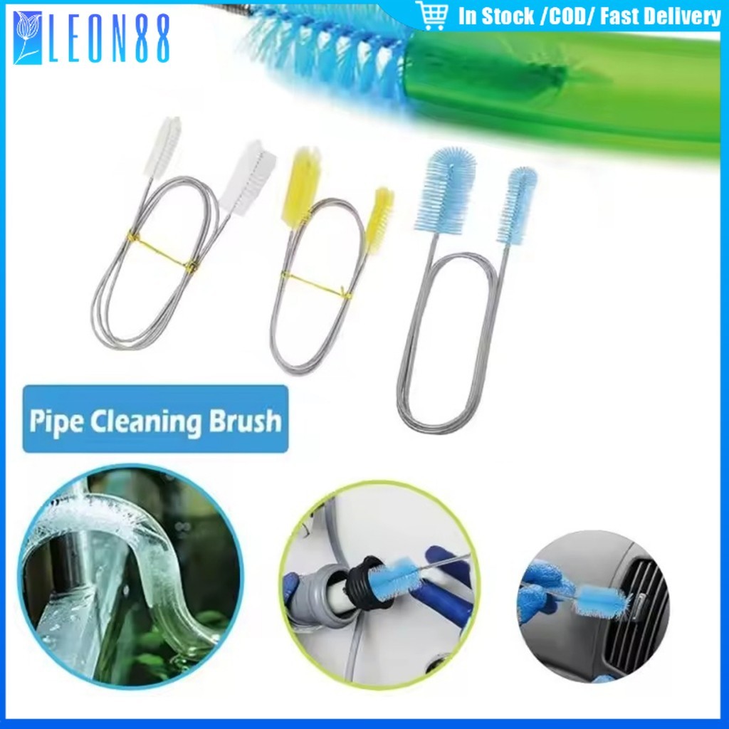 ของมาใหม่！แปรงสปริงขัดสายยาง 155ซม.แปรงขัดท่อ เครื่องแก้ว ตู้ปลา แบบสแตนเลส