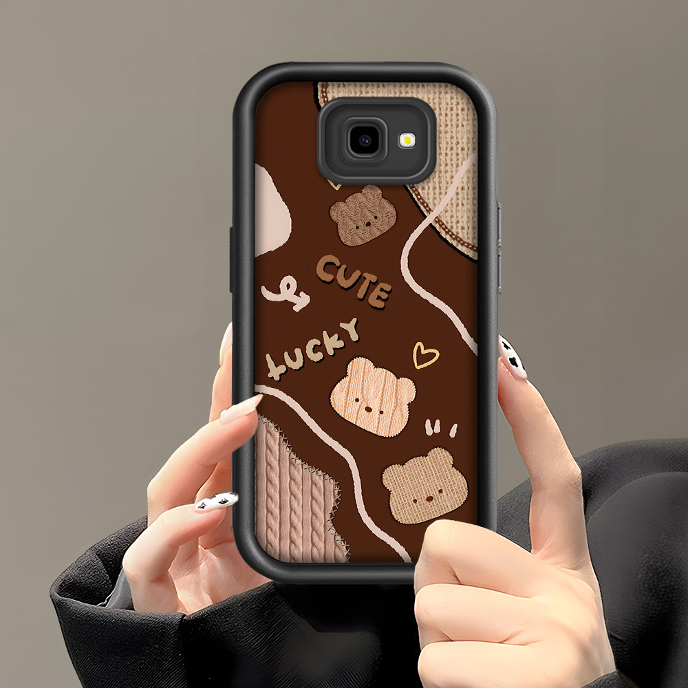 LOKAL ใช้งานร่วมกับ Samsung J4+ Plus 2018 Prime สําหรับหุ้นท้องถิ่น Softcase HP กรณีเคสโทรศัพท์ Soft