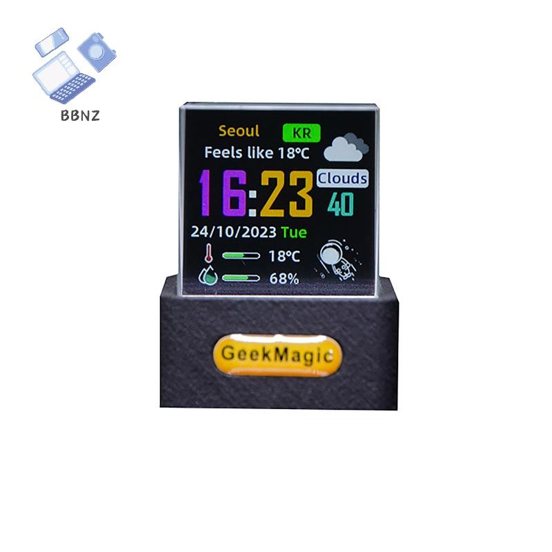 [BBNZ]Crystal Cube Photo Display Horaphic Desktop Smart Weather Station นาฬิกาดิจิตอลพร้อม GIF Animations อัลบั้ม EON