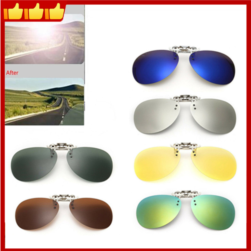 ขับรถแว่นกันแดด Unisex Mens Womens Goggle Flap Up Polarized Clip On Goggle สําหรับกีฬาชายหาดกิจกรรมกลางแจ้ง