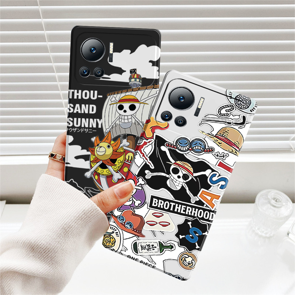 สําหรับ Infinix Note 12 Vip Softcase Motif K4pal &St1ker 0ne P1ece กันชน Kesing Pro กล้องซิลิโคน Tpu