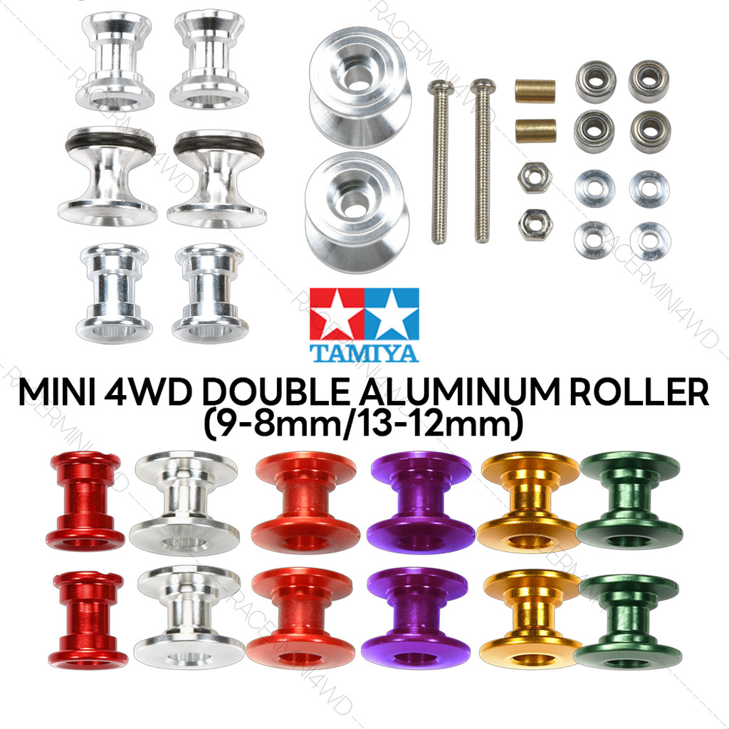 TAMIYA Mini 4WD Double Aluminum Roller 15398 15403 15418 94752 94768 94801 94812