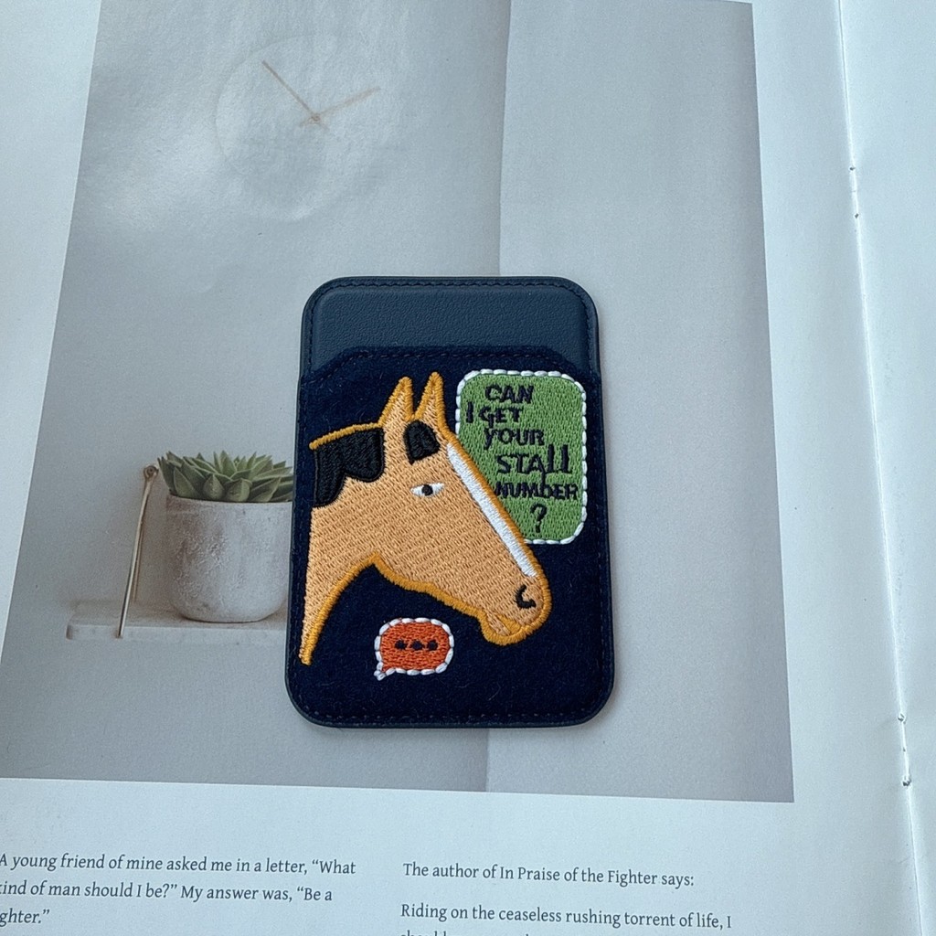 เหมาะสําหรับ ไอโฟน ผู้ถือบัตรแม่เหล็ก ชม. บ้านรูปแบบเดียวกัน - รูปที่ 2