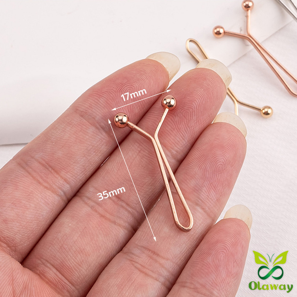 8ชิ้น/set คลิปกิ๊ฟยึดเอว แบบโลหะเพื่อลดขนาดเอว DIY ปรับรอบเอว / ขากางเกง waist invisible clip Olaway - รูปที่ 5