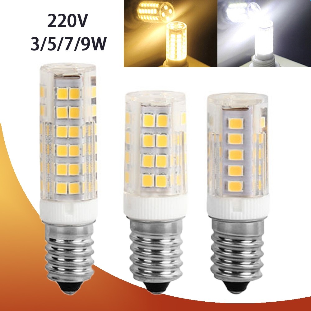 Mini E14 Led 3W 5W 7W โคมไฟ AC 220V Led ข้าวโพดหลอดไฟสําหรับตกแต่งห้องครัว Ventilator ตู้เย็น