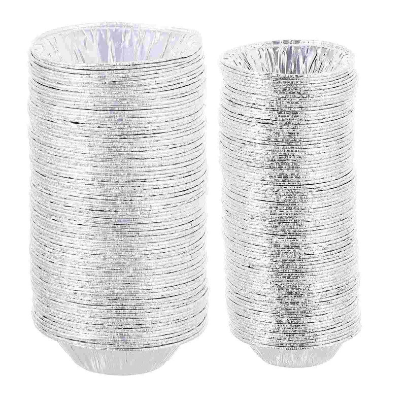 500 Pcs Egg Tart Mold Baking Molds Aluminum Foil Tray Non Stick Dessert Tin Cupcake Mold Muffin Bake