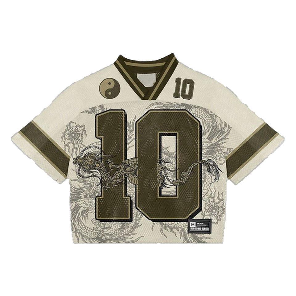 No10 Dragon Mesh Boxy Jersey