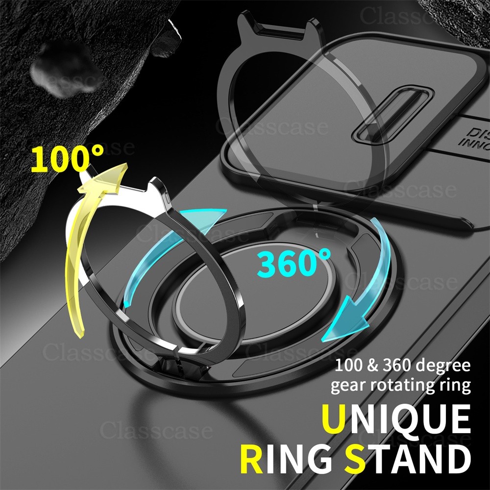 Realme C75 2025 สําหรับ Realme C75 C71 X C75X C 75 C 75X RealmeC75 RealmeC75X Push กล้องกันกระแทกป้องกันแหวนเกราะเคสโทรศัพท์วงเล็บโลหะ Stent ปลอก Hard ฝาหลัง - รูปที่ 2