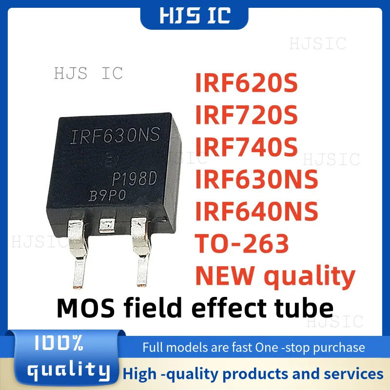 1-5PCS IRF620S F620S IRF630NS 630NS IRF640NS 640NS IRF720S F720S IRF740S F740S TO-263 N-channel MOS 