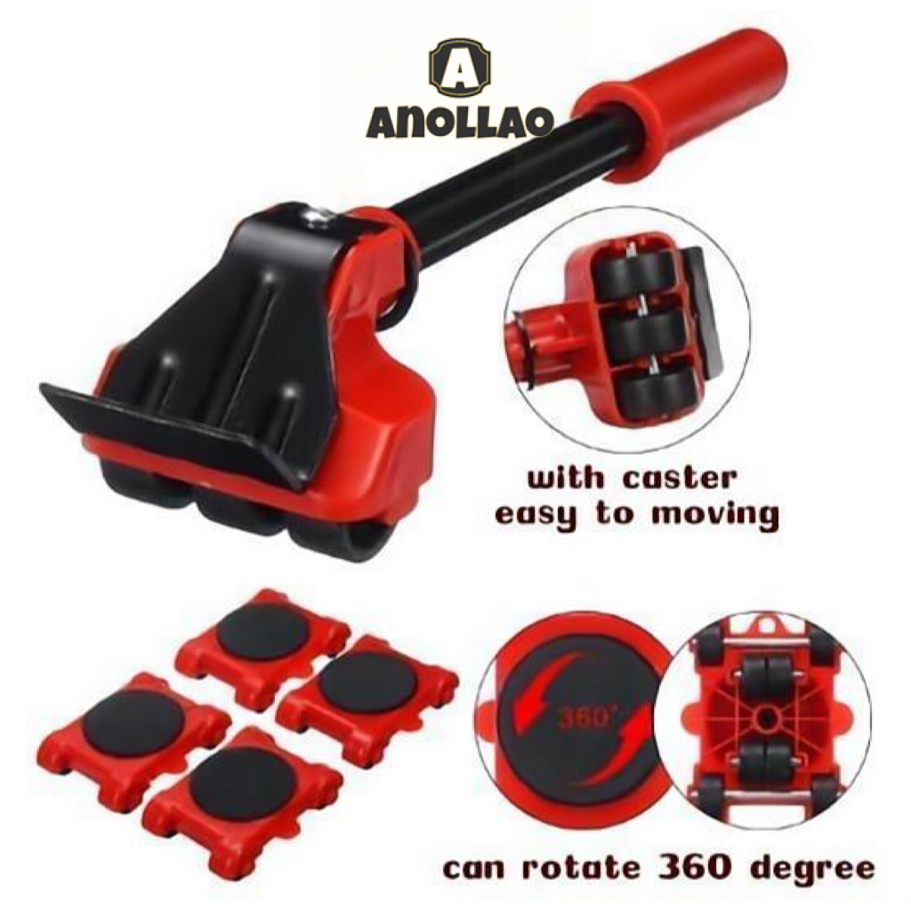 💛 อุปกรณ์เคลื่อนย้ายเฟอร์นิเจอร์ แม่แรง ย้ายของ มีล้อเลื่อนได้ อุปกรณ์ช่วยย้าย เฟอร์นิเจอร์💛